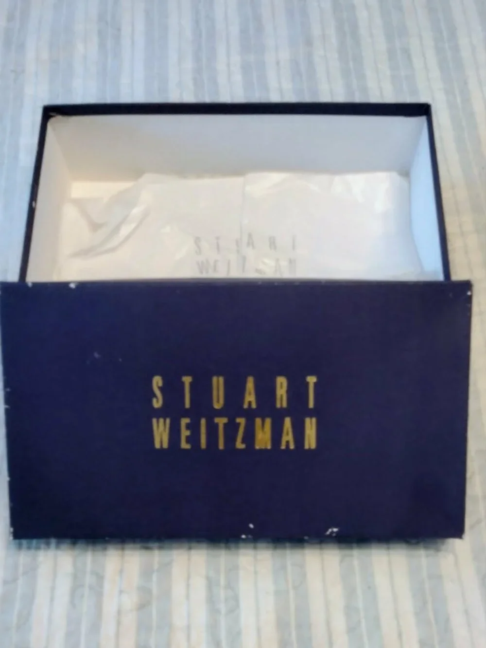 Vtg Stuart Weitzman EMPTY Designer Shoe Box 11.5